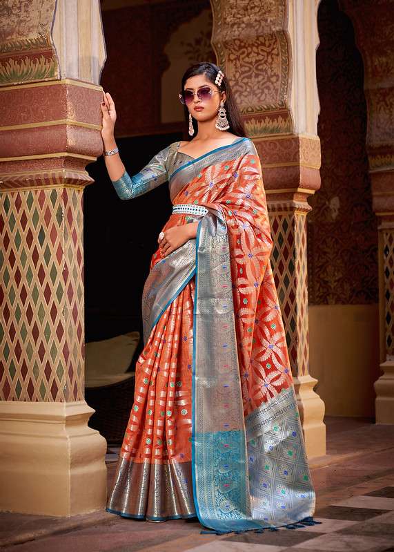 SAIROOPA BY THE FABRICA 14001 TO 14008 SERIES TISSUE JARI SILK SAREES