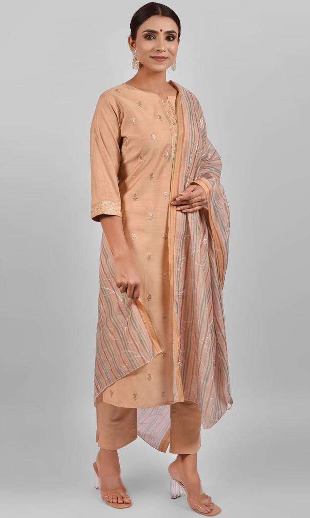 SHUREENA BY ASLIWHOLESALE PURE VISCOSE SILK STITCHED DRESSES