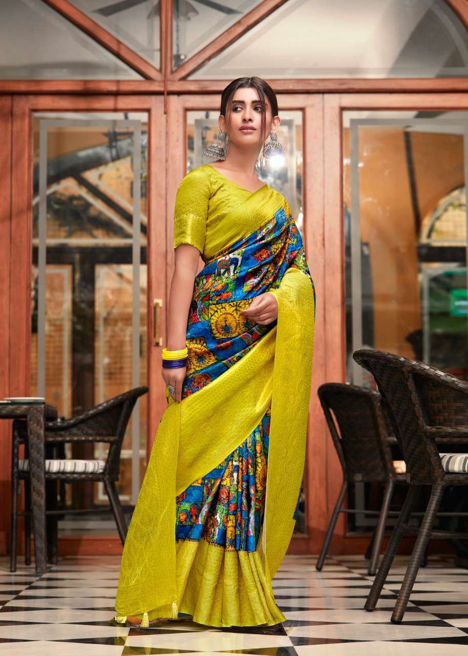 SILKLINE BOUTIQUE BY ASLIWHOLESALE DESIGNE KUBERA PATTU SILK SAREES