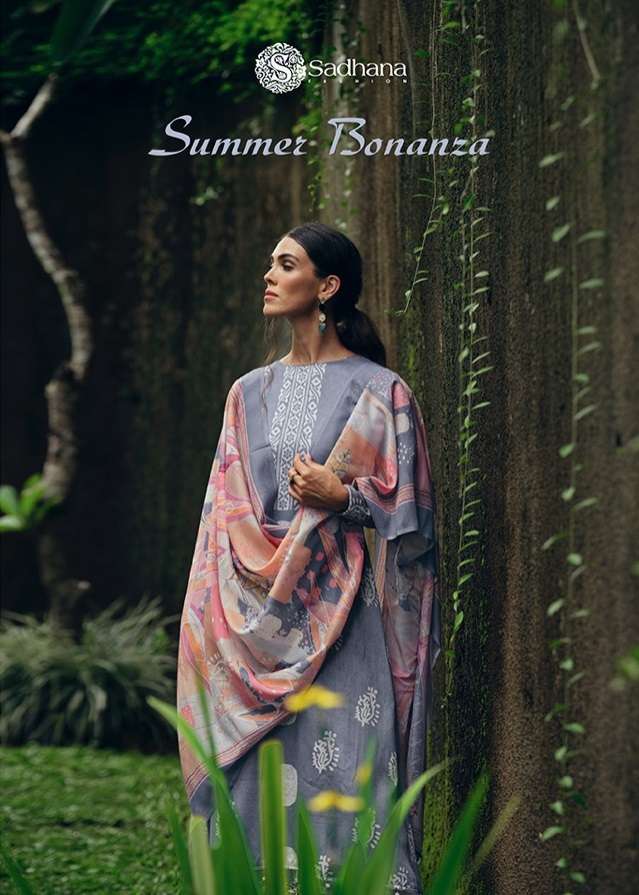 SUMMER BONANZA BY SADHANA FASHION 101 TO 110 SERIES JAAM SILK WORK DRESSES