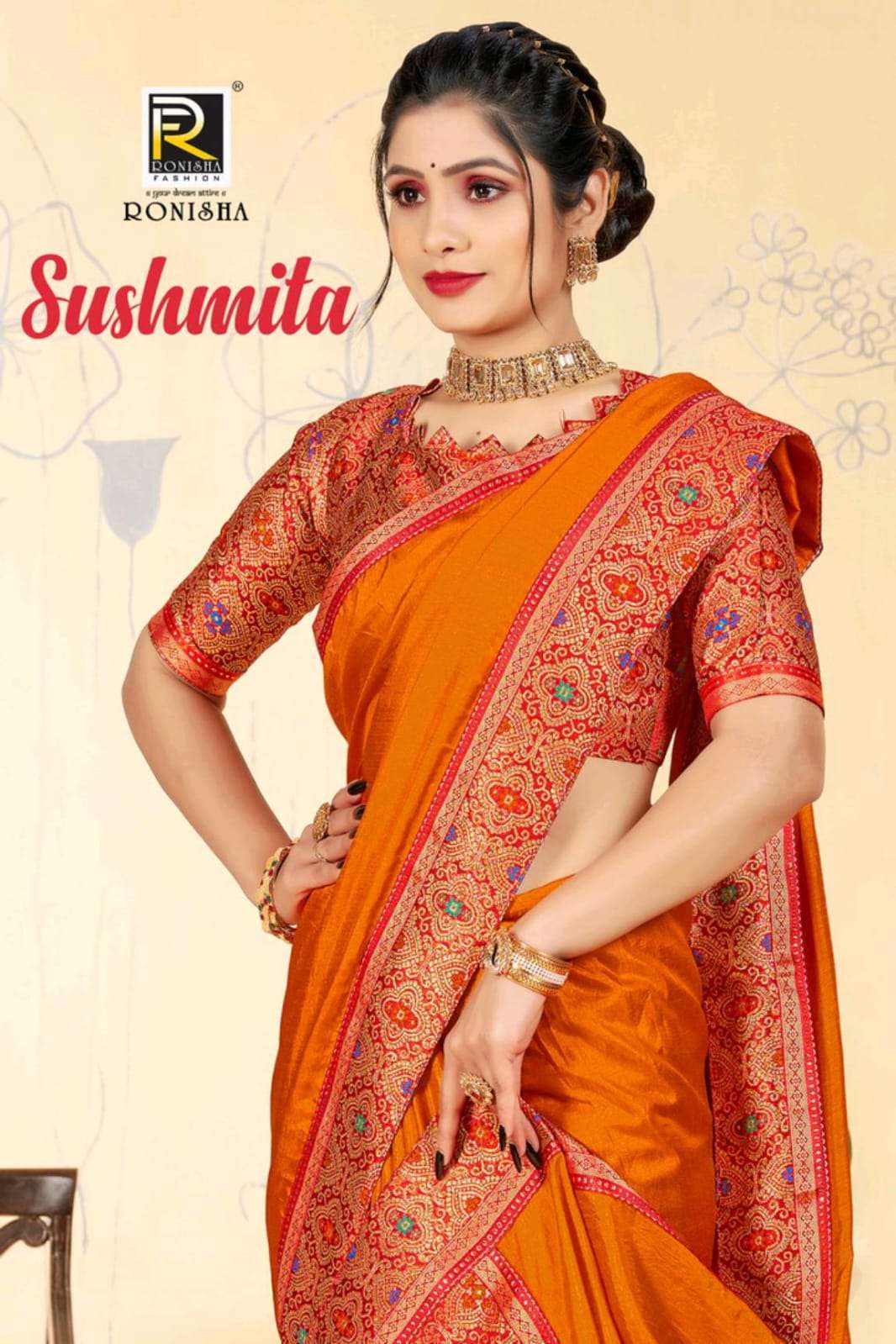 SUSHMITA BY RONISHA FASHION 1001 TO 1008 SERIES DESIGNER BOLLYWOOD SAREES