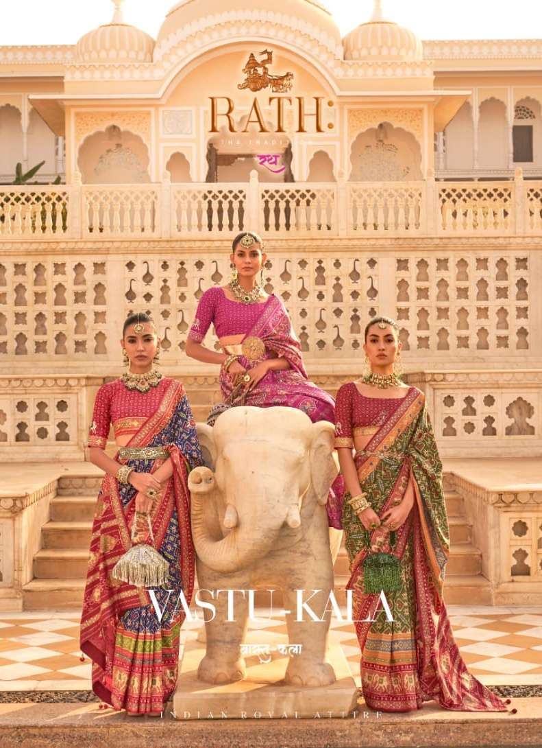 VASTU-KALA BY RATH 1061 TO 1069 SERIES PATOLA SILK SAREES