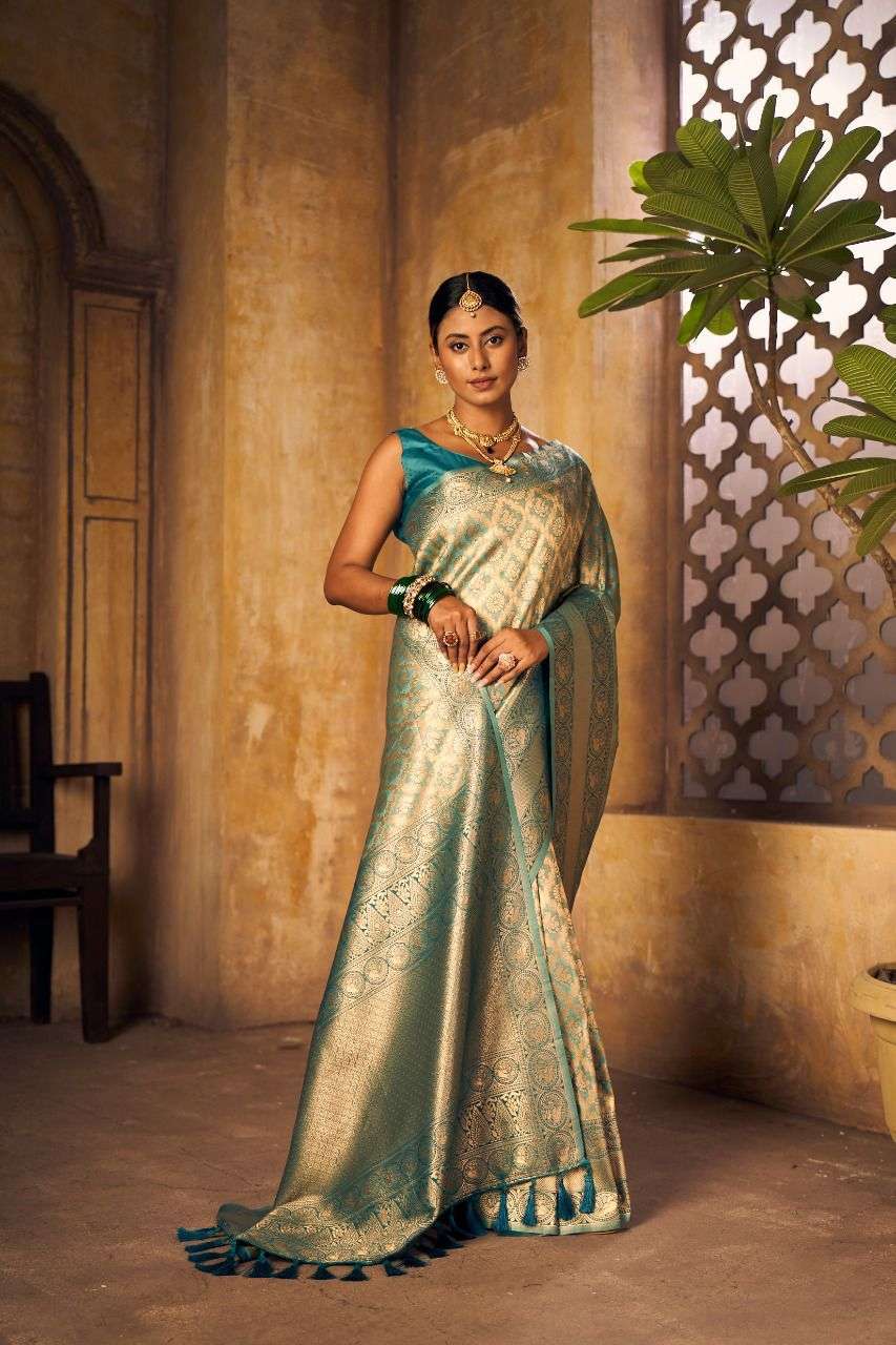 VVS-420 BY ASLIWHOLESALE DESIGNER BANARASI SILK SAREES