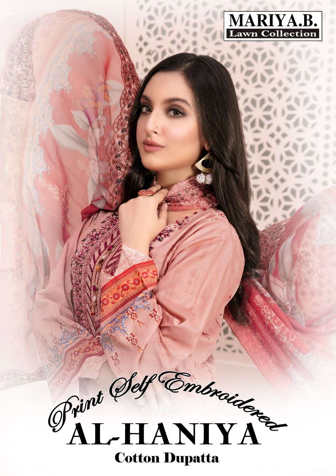 AL-HANIYA VOL-1 BY MARIYA.B. LAWN COLLECTION 1001 TO 1004 SERIES LAWN DRESSES