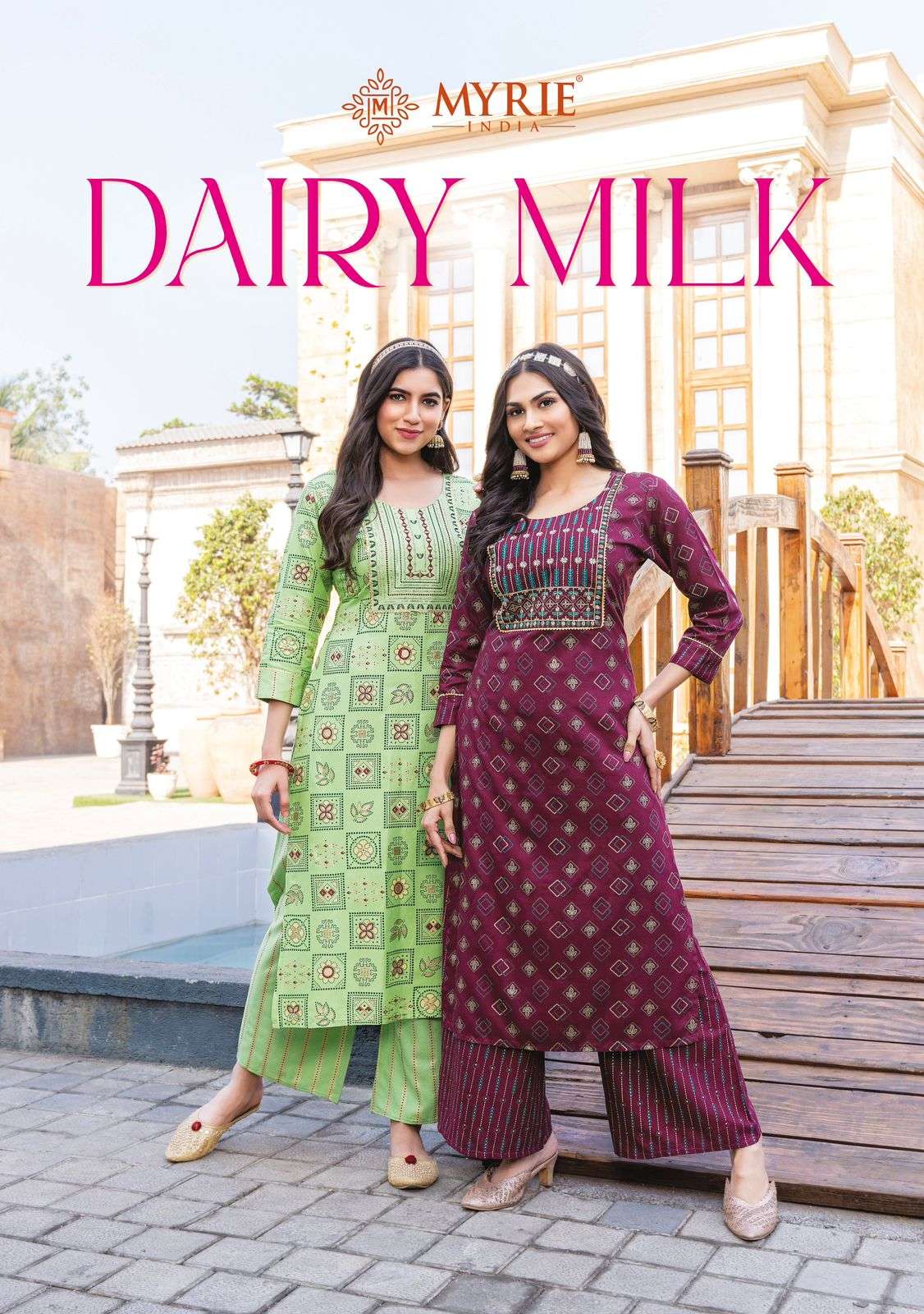 DAIRY MILK BY ASLIWHOLESALE 101 TO 108 SERIES RAYON WORK DRESSES