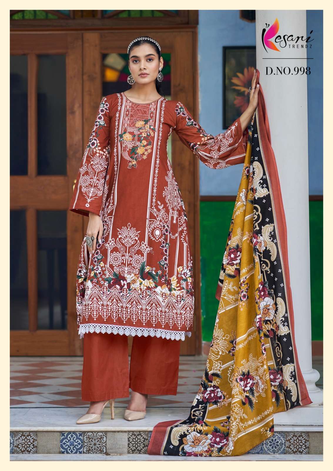 FIDA BY KESARI TRENDZ 991 TO 998 SERIES LAWN COTTON PAKISTANI DRESSES