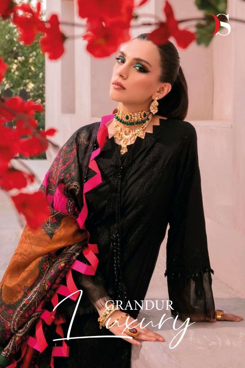 GRANDUR LUXURY BY DEEPSY SUITS 2061 TO 2067 SERIES COTTON PAKISTANI DRESSES