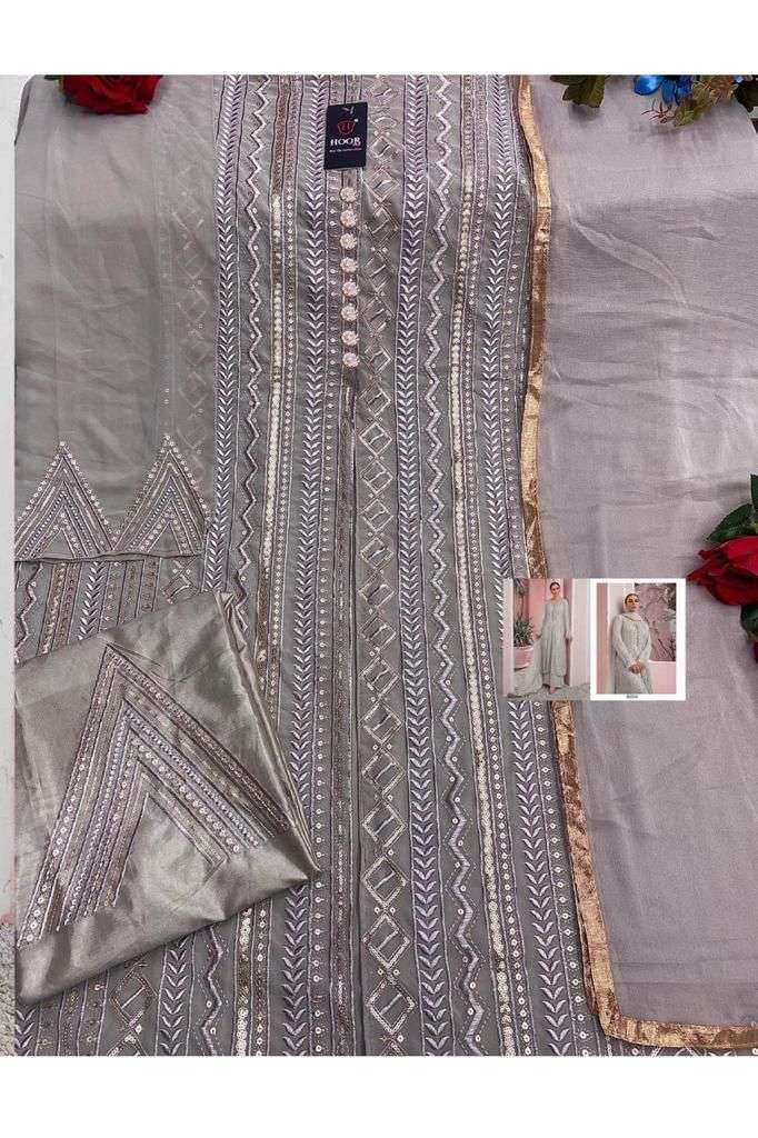 H-20010 HIT DESIGN BY HOOR TEX HEAVY GEORGETTE PAKISTANI DRESSES