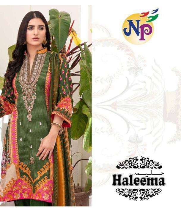 HALEEMA BY NAND GOPAL PRINTS 01 TO 10 SERIES COTTON  DRESSES