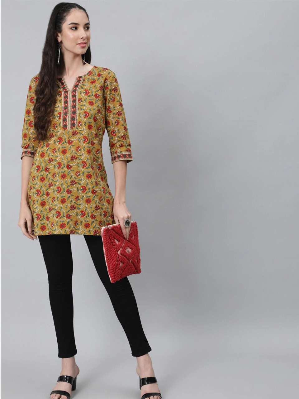 JAIPURI KURTA VOL-2 BY ASLIWHOLESALE PURE COTTON PRINT TUNIC