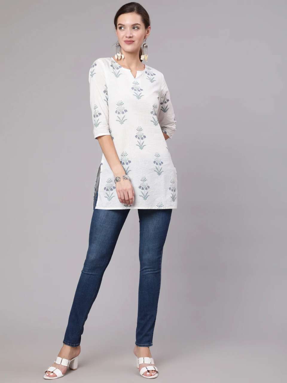 JAIPURI TUNIC BY ASLIWHOLESALE COTTON PRINT TUNIC