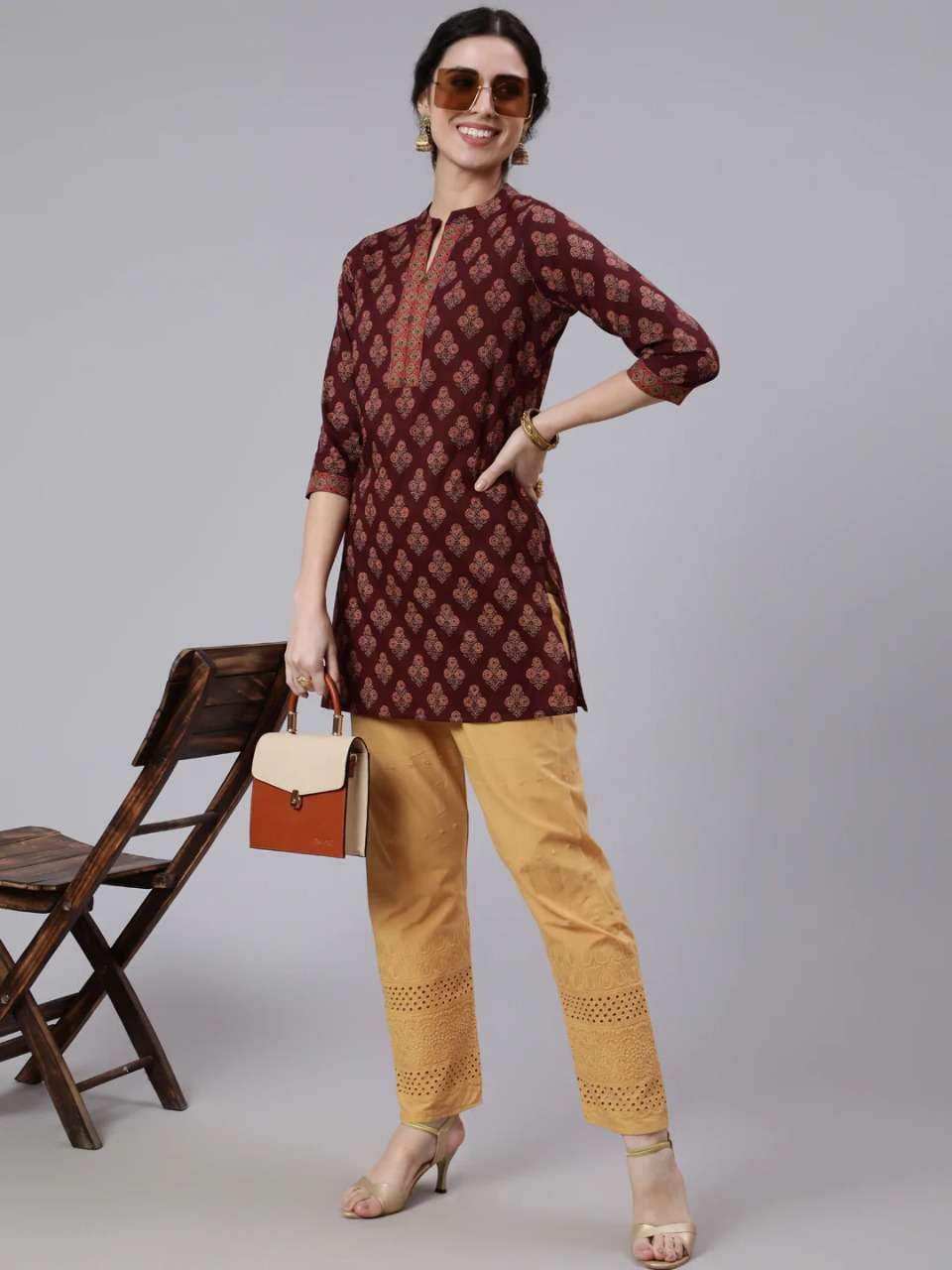 JAIPURI TUNIC VOL-2 BY ASLIWHOLESALE PURE COTTON PRINT TUNICS