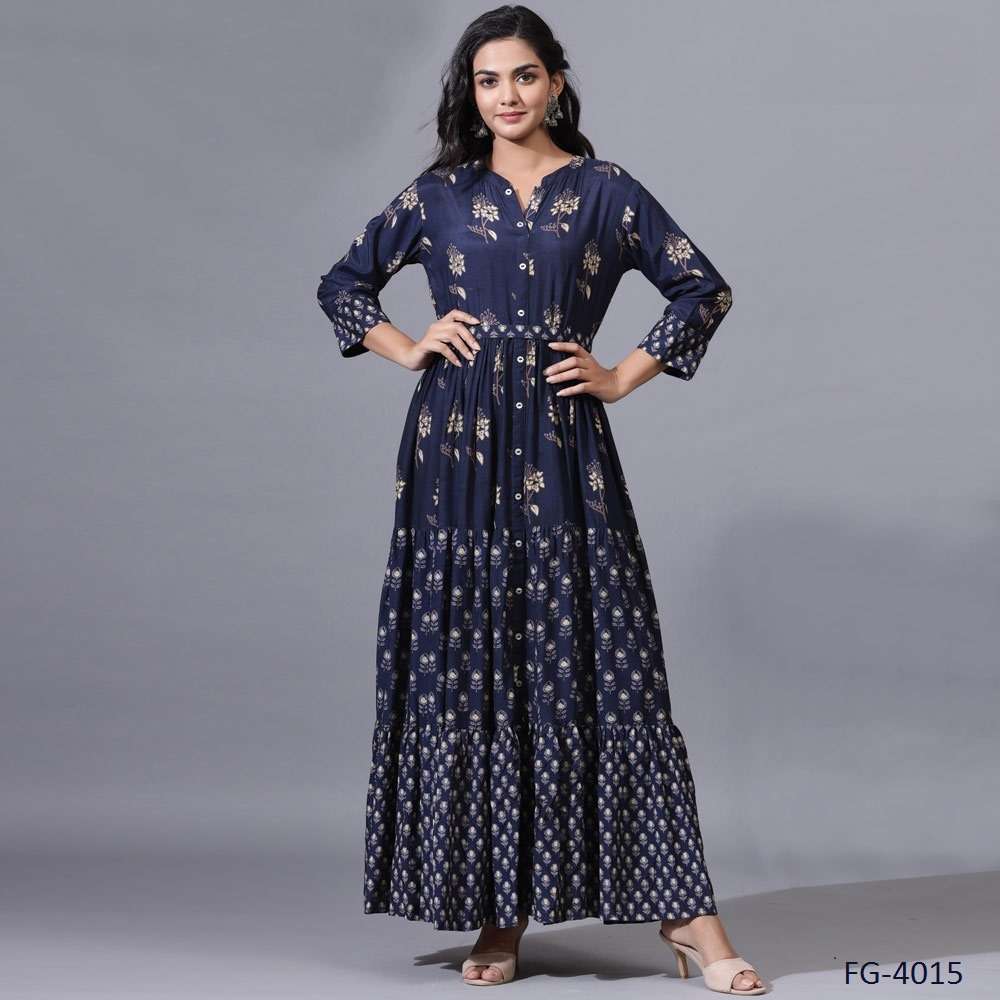 JENNIFER VOL-2 BY ASLIWHOLESALE 4010 TO 4015 SERIES PURE MUSLIN PRINT KURTIS