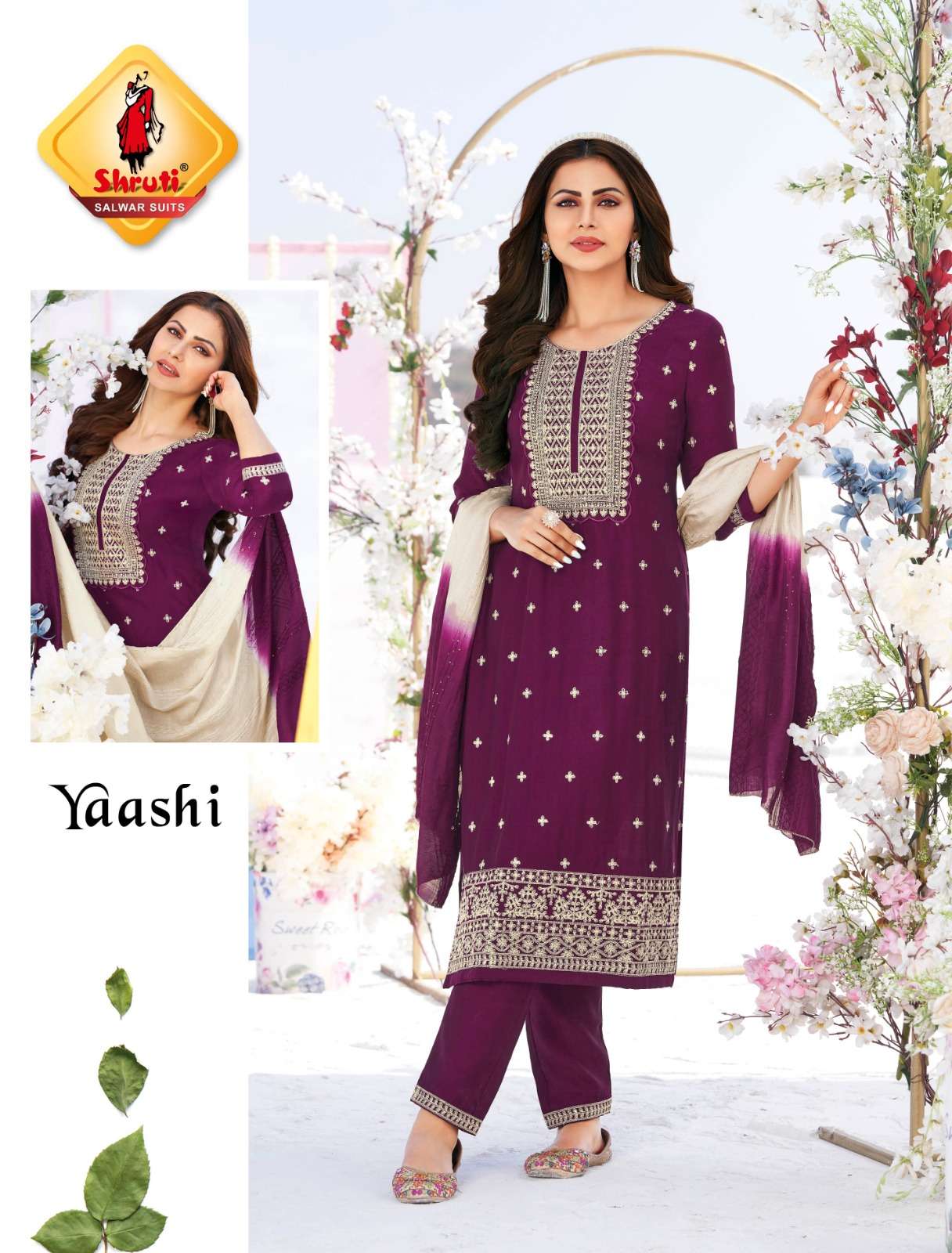 JHAKAS VOL-5 BY SHRUTI SUITS 01 TO 04 SERIES SILK STITCHED DRESSES