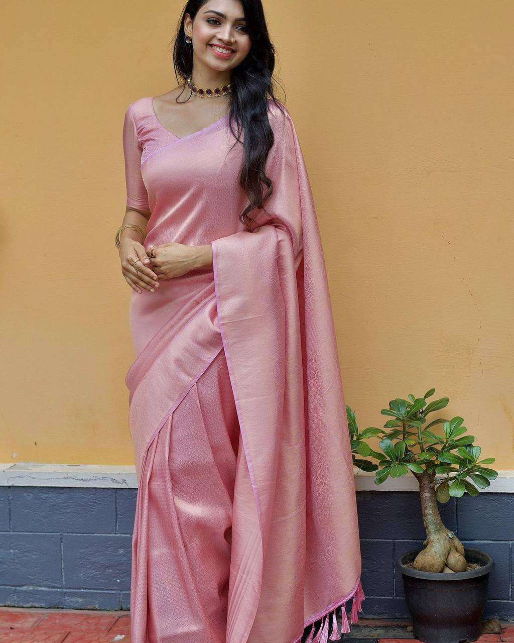 KAYAKALP PINK BY ASLIWHOLESALE DESIGNER SILK SAREES