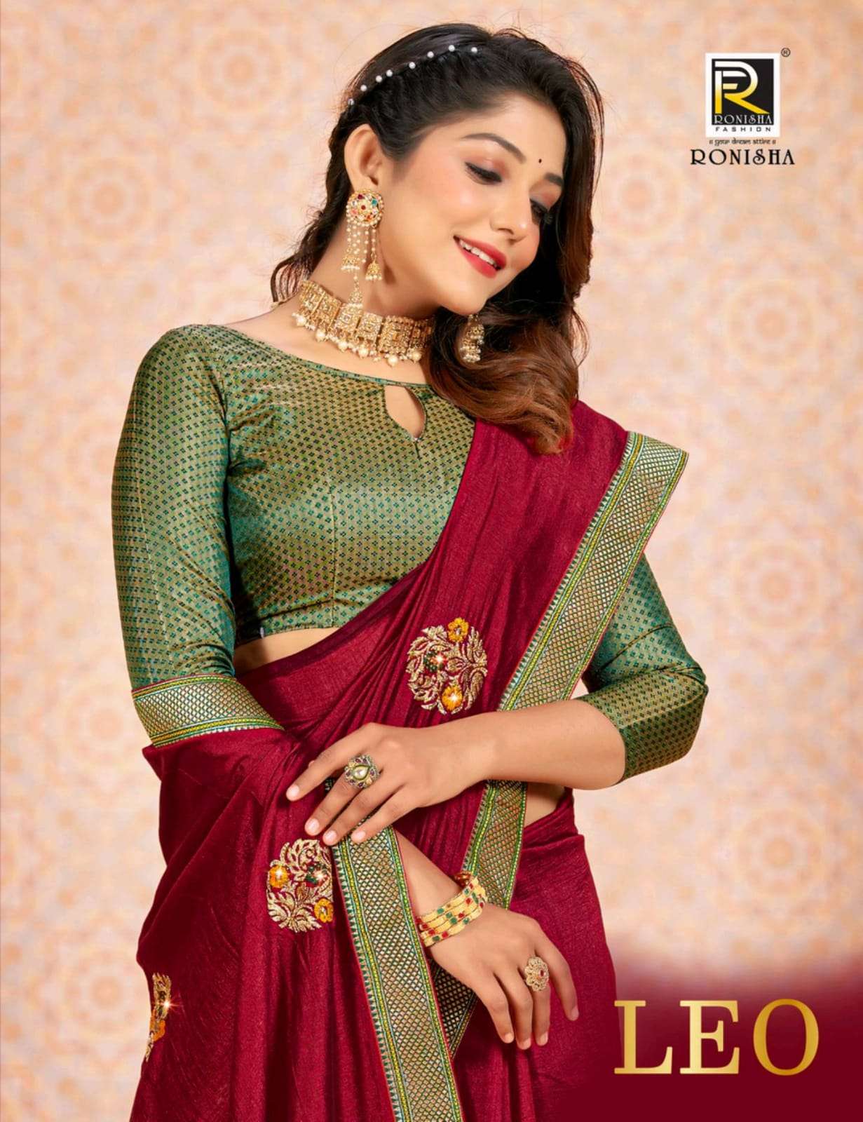 LEO BY RONISHA FASHION 1001 TO 1006 SERIES DESIGNER SILK SAREES