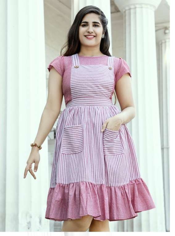 LOVELY WESTERN BY ARYA DRESS MAKER 01 TO 05 SERIES COTTON FROCK KURTIS