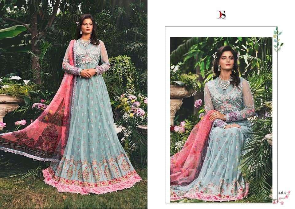 MARIA B 434 HIT DESIGN BY DEEPSY SUITS BUTTERFLY NET PAKISTANI DRESS