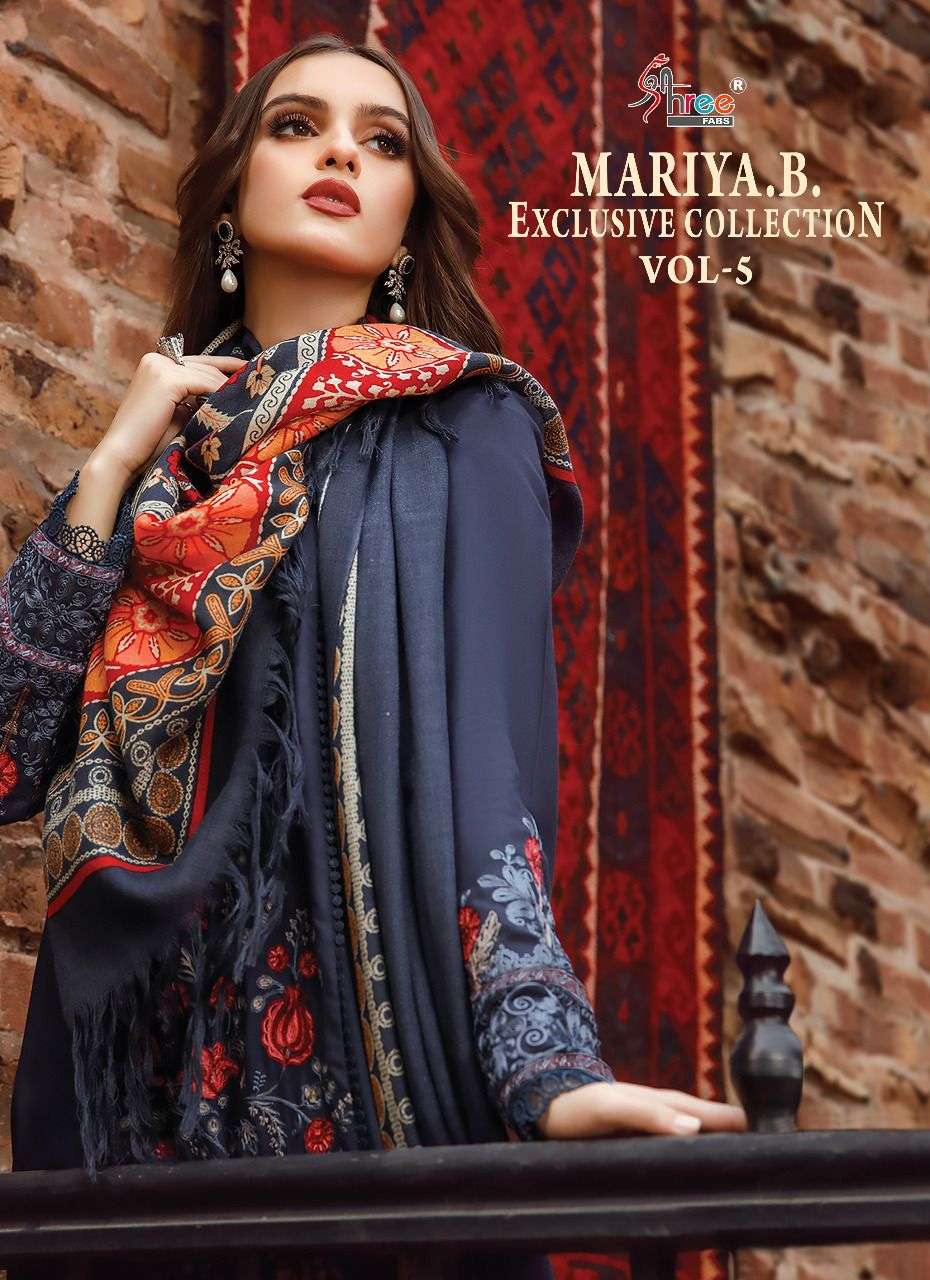 MARIYA.B. EXCLUSIVE COLLECTION VOL-5 BY SHREE FABS 2506 TO 2513 SERIES COTTON PAKISTANI DRESSES