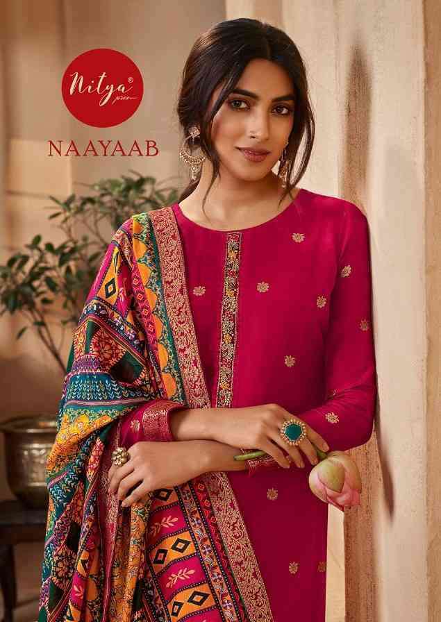 NITYA NAAYAAB BY LT FABRICS 101 TO 106 SERIES DOLA JACQUARD WORK DRESSES