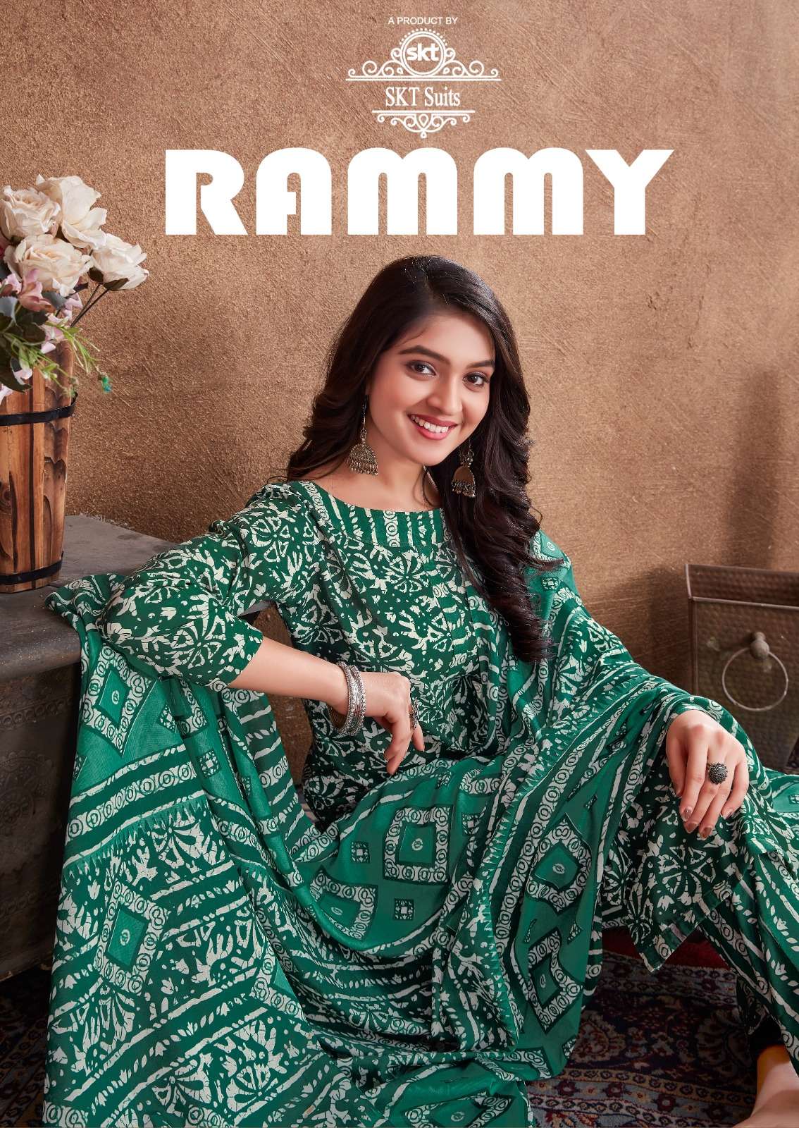 RUMMY BY SKT SUITS 1001 TO 1012 SERIES COTTON PRINT DRESSES