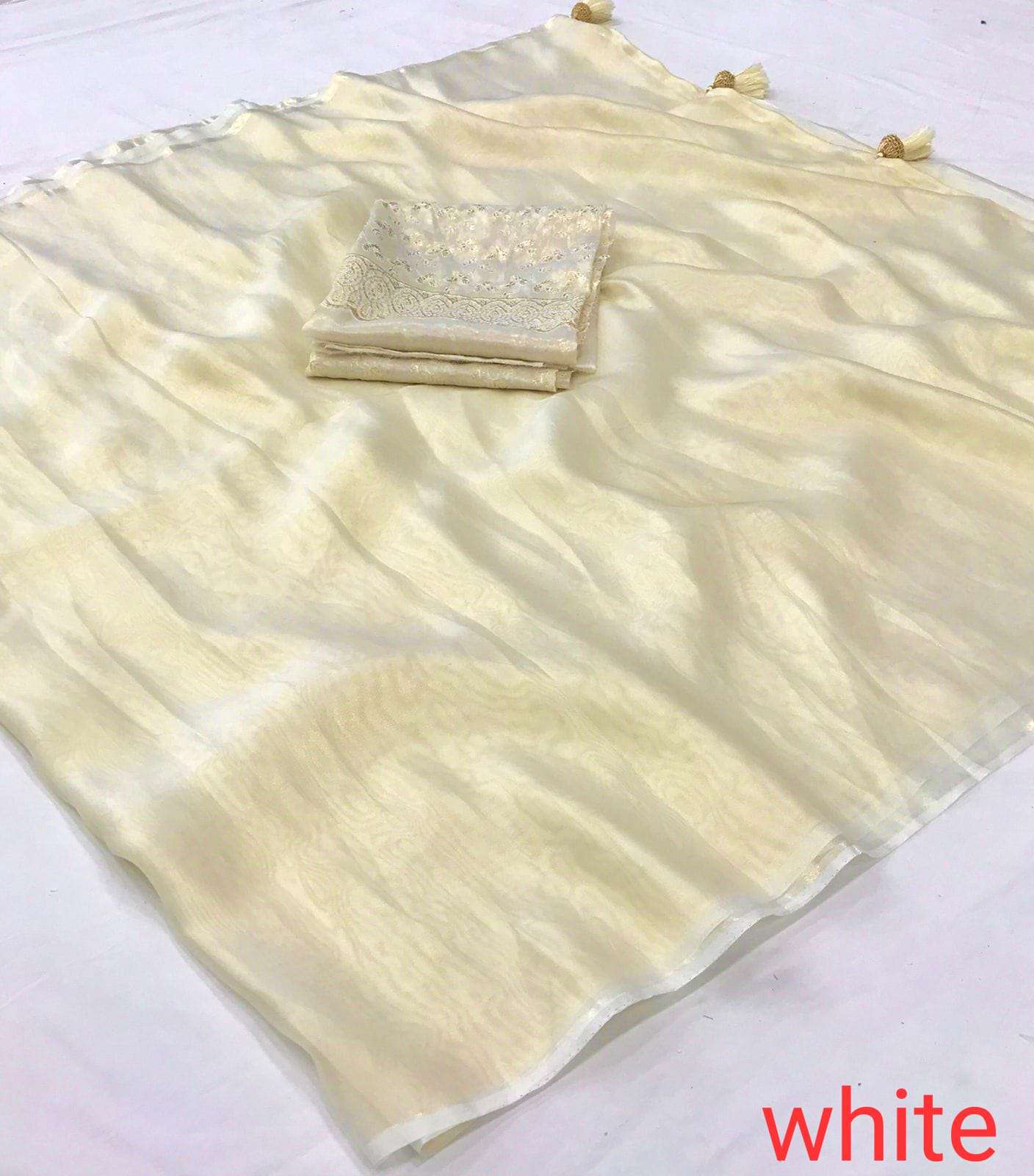 SAYARA BY RAJYOG SOFT TISSUE SILK SAREES