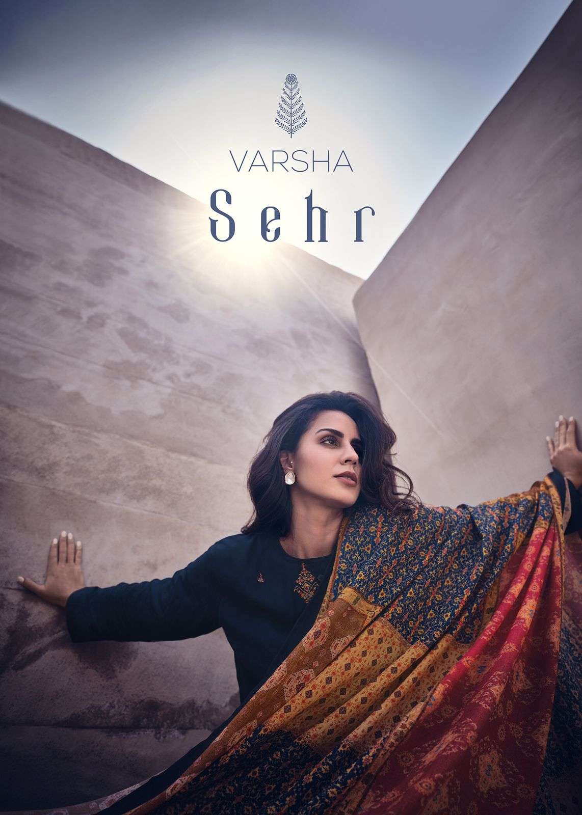 SEHR BY VARSHA 01 TO 06 SERIES MUSLIN EMBROIDERY WORK DRESSES