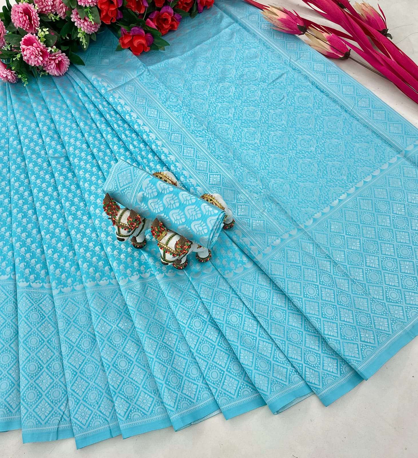 SKY KERY BY ASLIWHOLESALE DESIGNER SILK SAREES