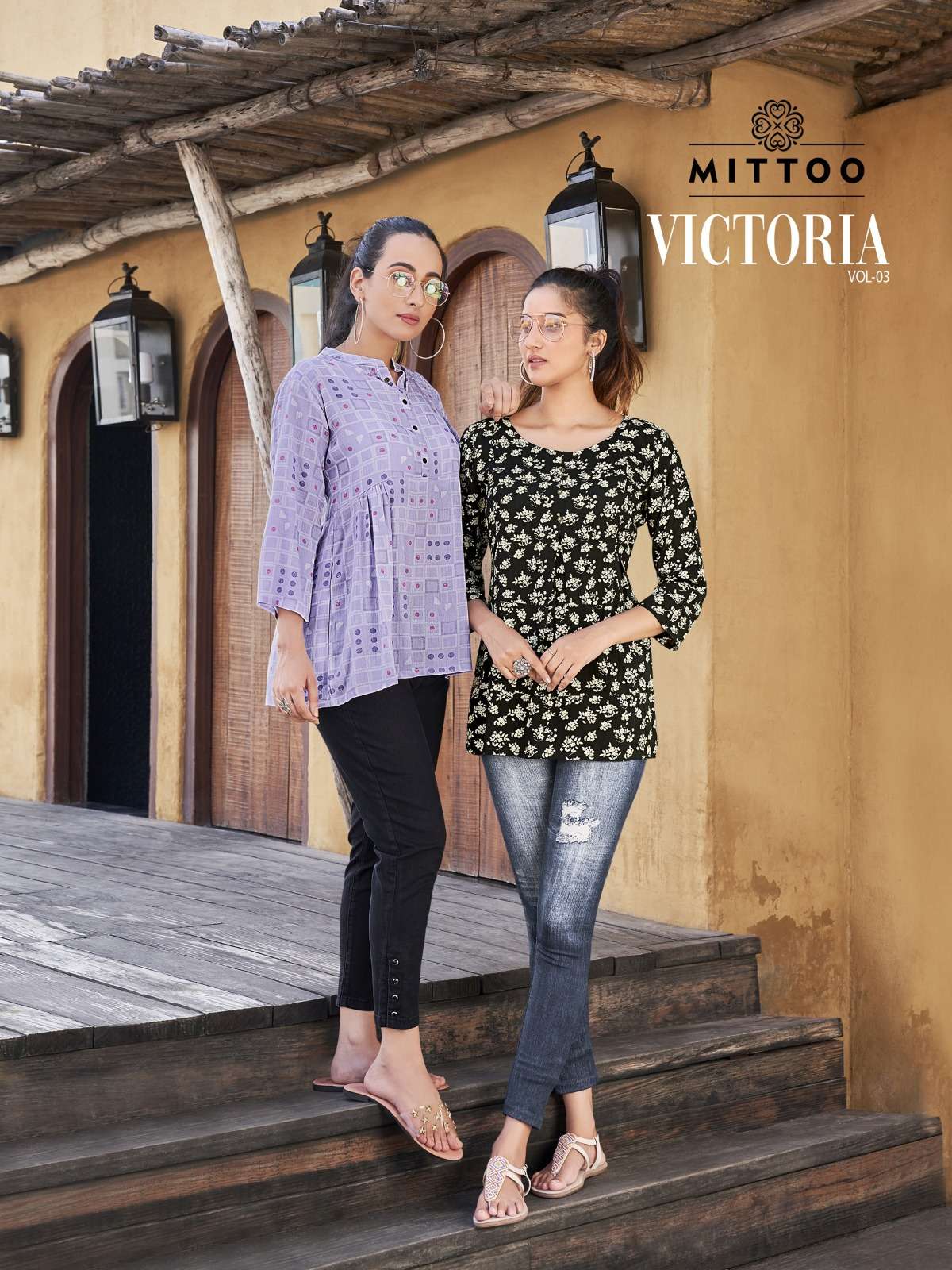 VICTORIA VOL-3 BY MITTOO 5013 TO 5018 SERIES CASUAL TOPS
