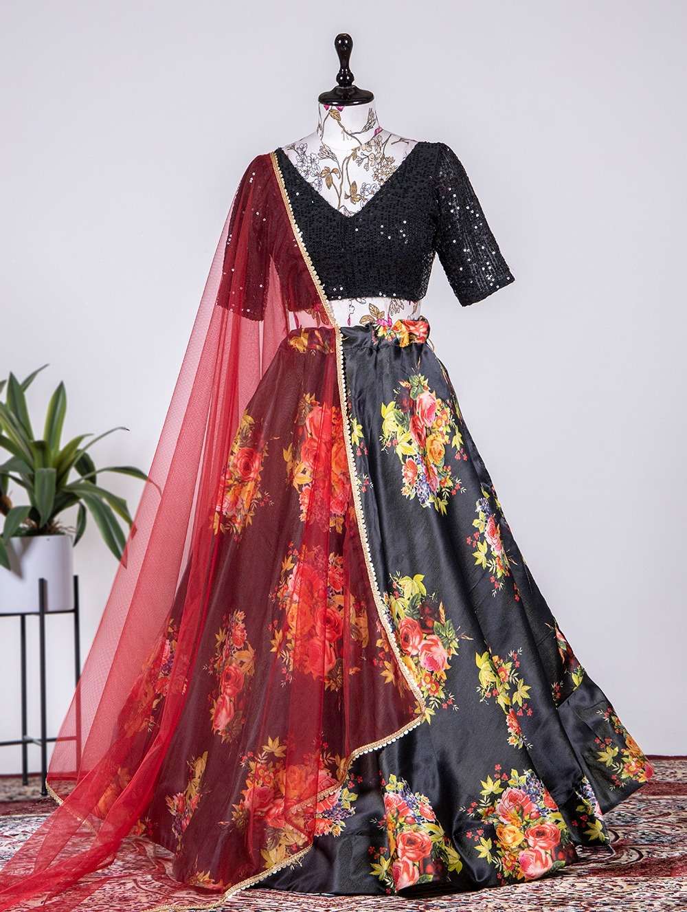 1225 COLOURS BY ASLIWHOLESALE FANCY DESIGNER SATIN SILK LEHENGAS