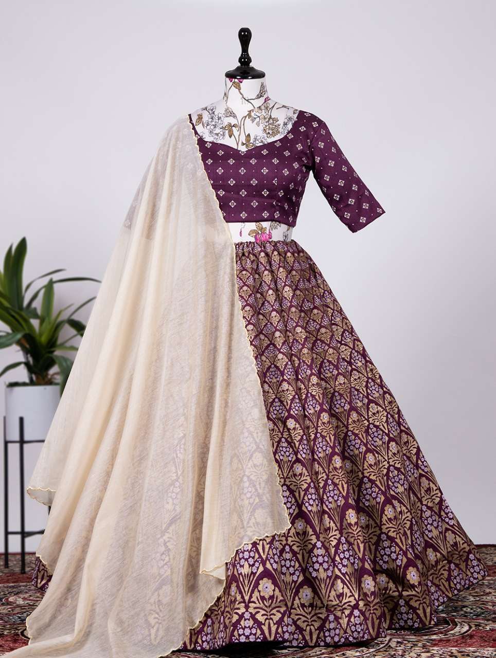 1902 COLOURS BY ASLIWHOLESALE FANCY DESIGNER SATIN SILK LEHENGAS