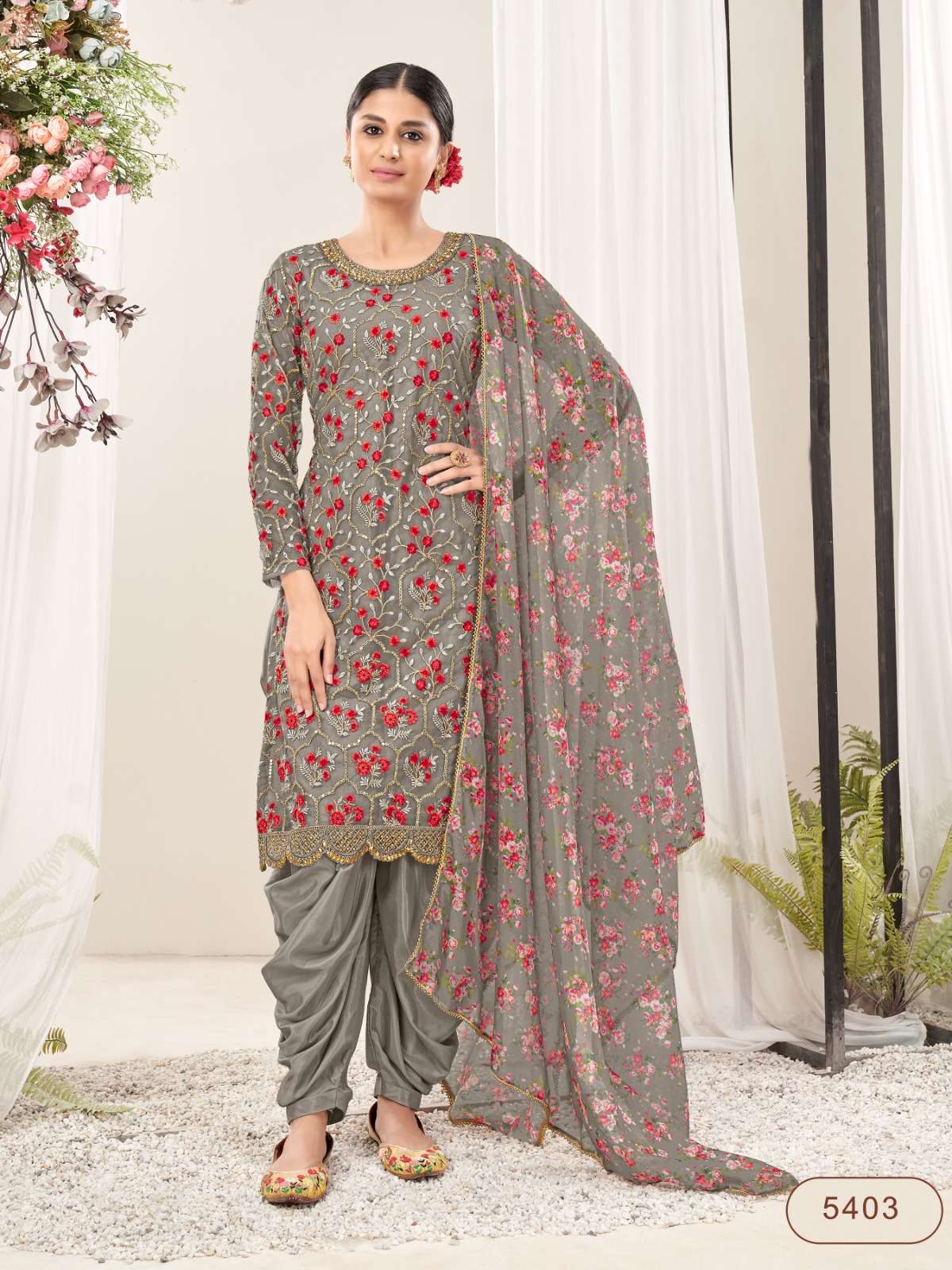 AANAYA VOL-54 BY TWISHA 5401 TO 5404 SERIES NET COARDING WORK DRESSES