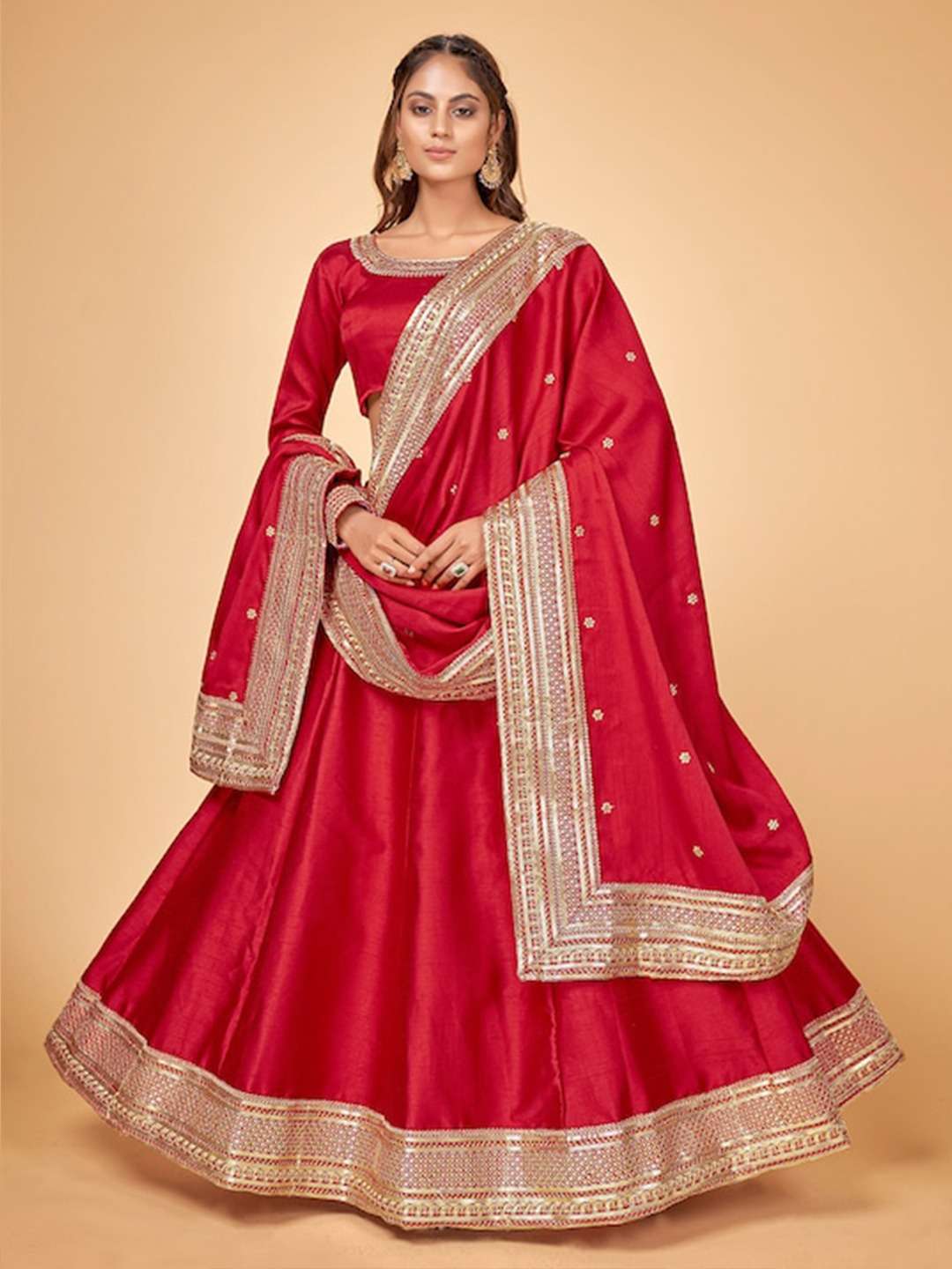 AD 122 HIT DESIGN BY ARYA DESIGNS RAW SILK LEHENGAS