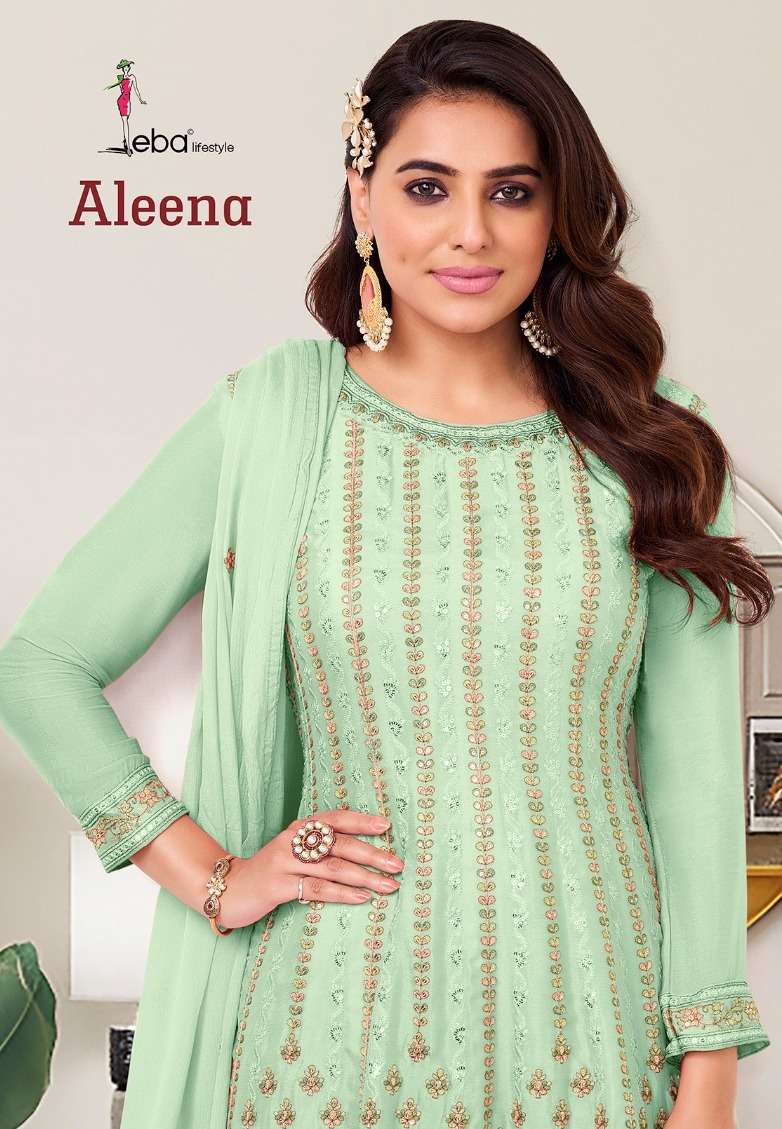 ALEENA BY EBA LIFESTYLE 1503 TO 1506 SERIES CHINON EMBROIDERY DRESSES