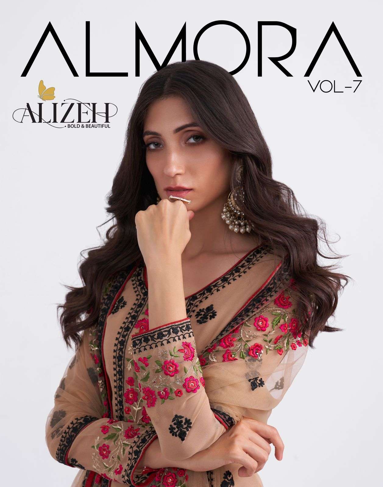 ALMORA VOL-7 BY ALIZEH 3026 TO 3029 SERIES GEORGETTE SHARARA DRESSES