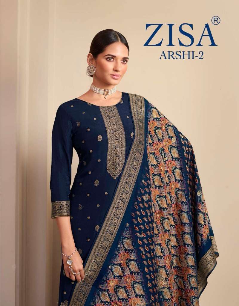 ARSHI VOL-2 BY ZISA 14511 TO 14516 SERIES DOLA JACQUARD WORK DRESSES