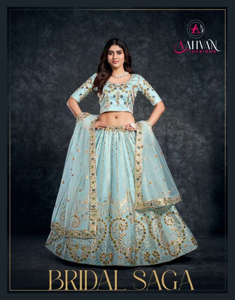 BRIDAL SAGA BY AAHVAN DESIGNS 3801 TO 3809 SERIES HEAVY LEHENGAS