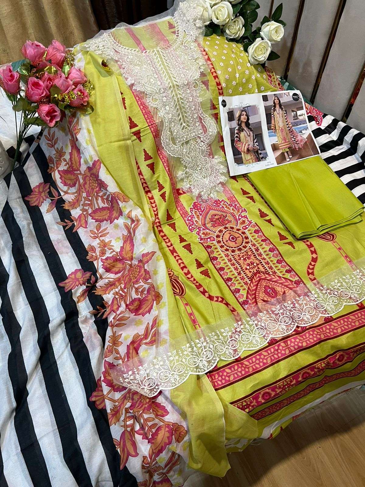 CHARIZMA VOL-01 BY MEHBOOB TEX 1035 TO 1038 COTTON PAKISTANI DRESS