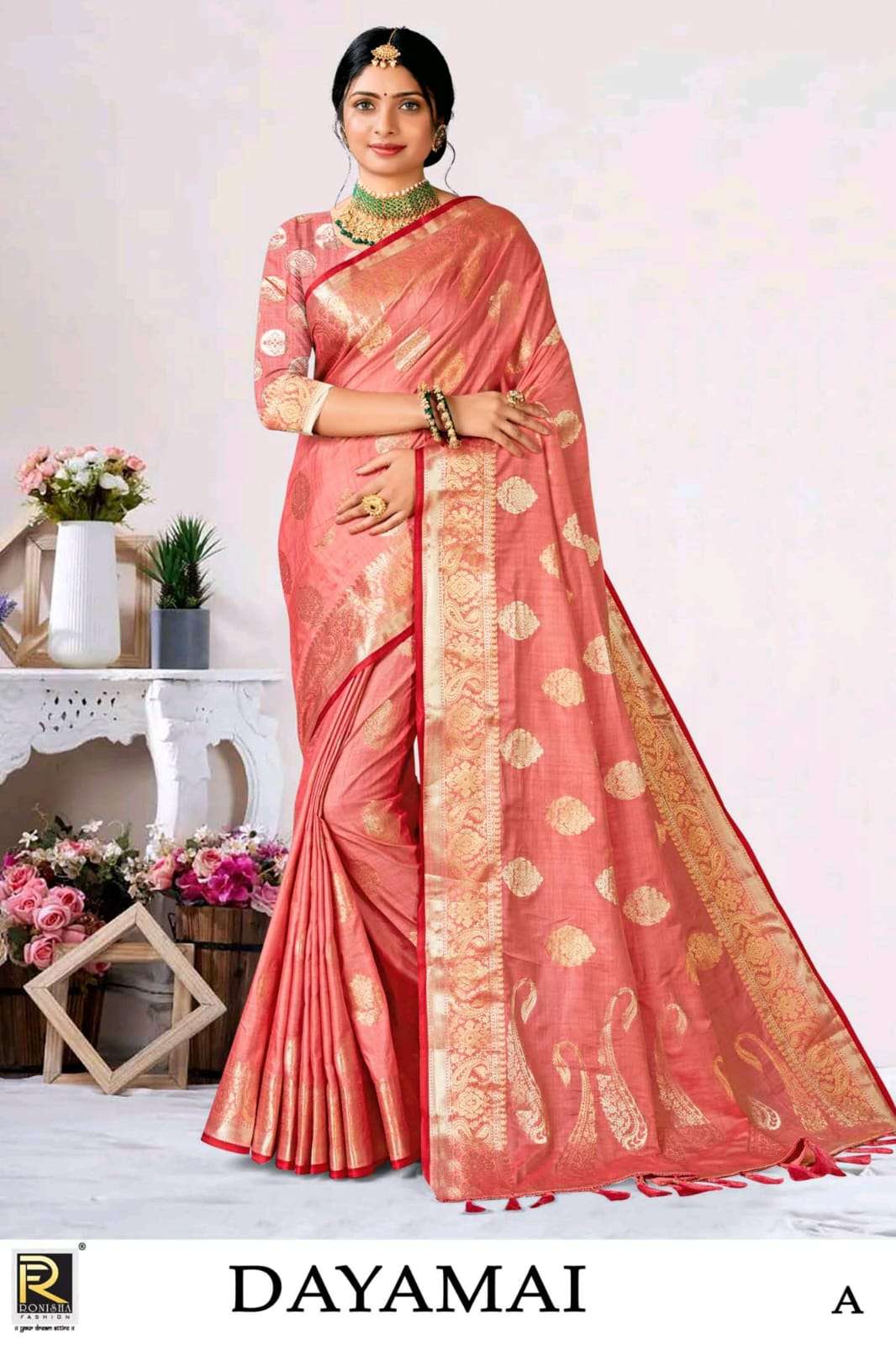 DAYAMAI BY RONISHA FASHION DESIGNER BANARASI SILK SAREES