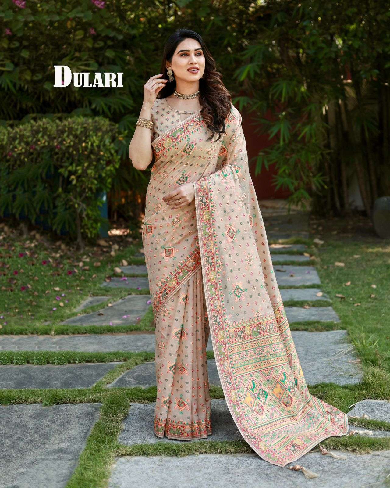 DULARI BY ASLIWHOLESALE FANCY SOFT COTTON DESIGNER SAREE