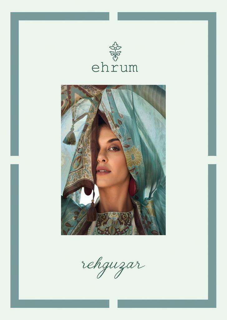 EHRUM REHGUZAR BY VARSHA 01 TO 04 SERIES PURE MUSLIN PRINTED DRESSES