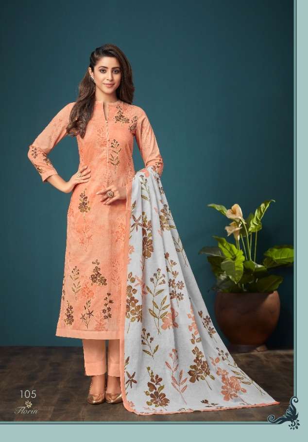 ESAIRA FLORIN BY ESTA DESIGNS 1001 TO 1010 COTTON PRINTED DRESSES