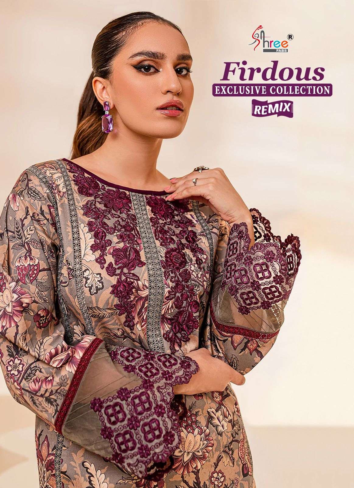 FIRDOUS EXCLUSIVE COLLECTION REMIX BY SHREE FABS COTTON PAKISTANI DRESSES