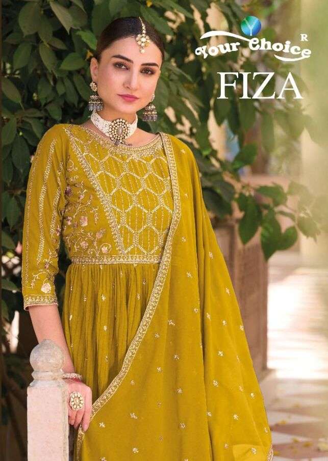 FIZA  BY YOUR CHOICE 20001 TO 20005 SERIES REAL GEORGETTE WORK SHARARA DRESSES