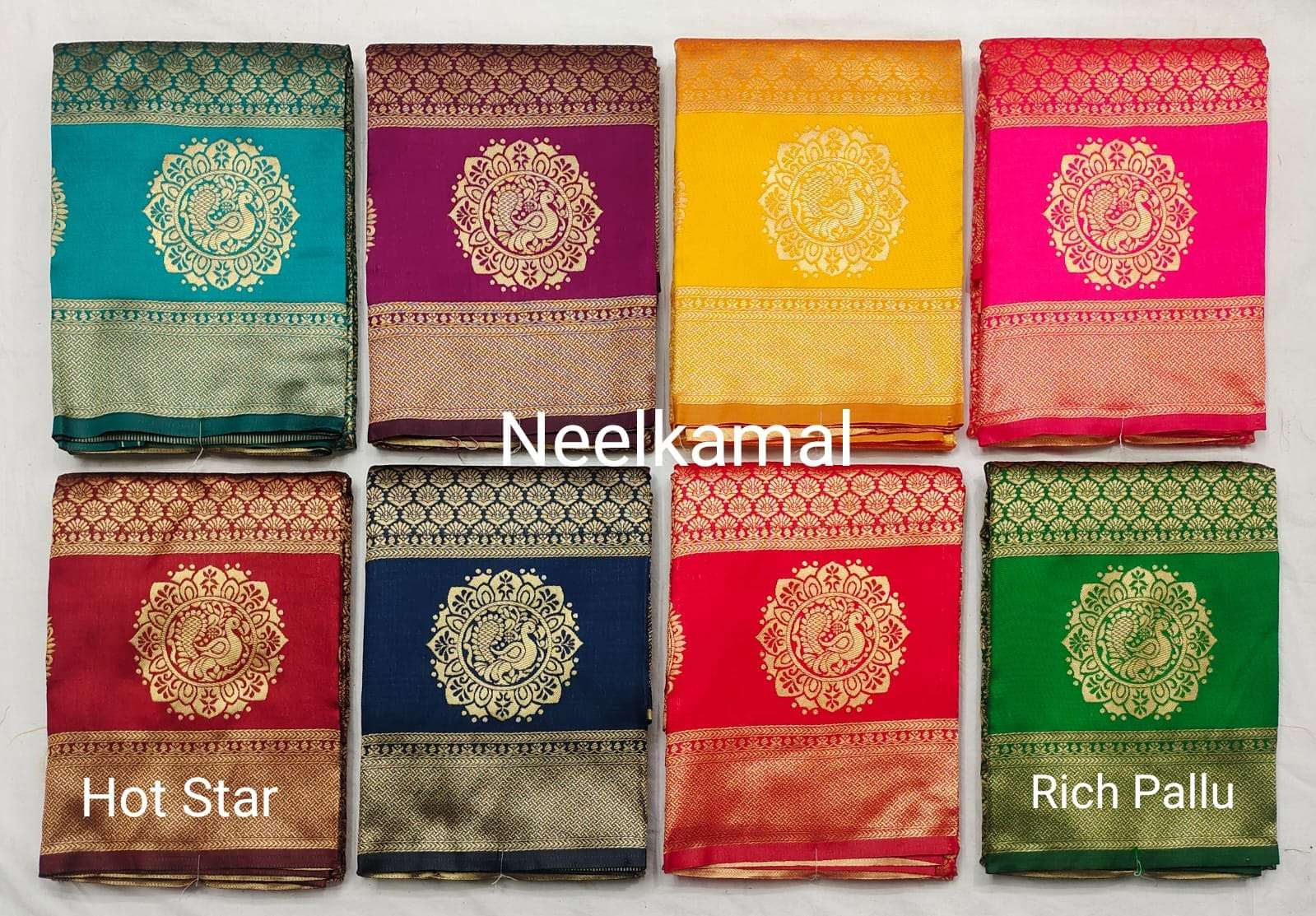 HOT STAR BY NEELKAMAL SAREES INDIAN DESIGNER COTTON SILK SAREES