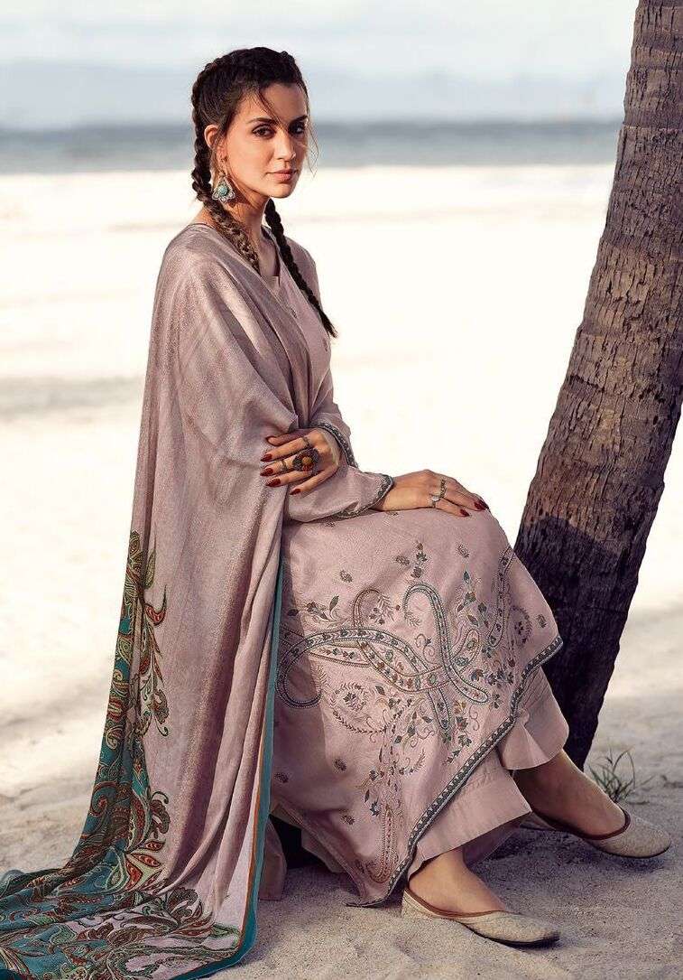 INAYAT BY AIQA LIFESTYLE 10001 TO 10007 SERIES BEMBERG RUSSIAN SILK DRESSES