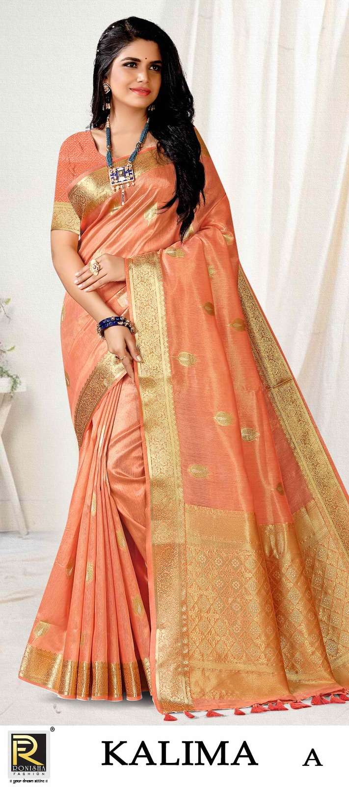 KAILMA BY RONISHA FASHION DESIGNER  SILK FANCY SAREES