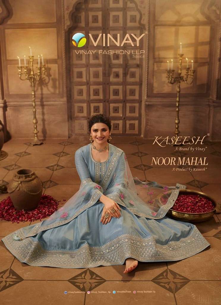 KASEESH NOOR MAHAL BY VINAY FASHION 63691 TO 63698 SERIES DOLA SILK DRESSES