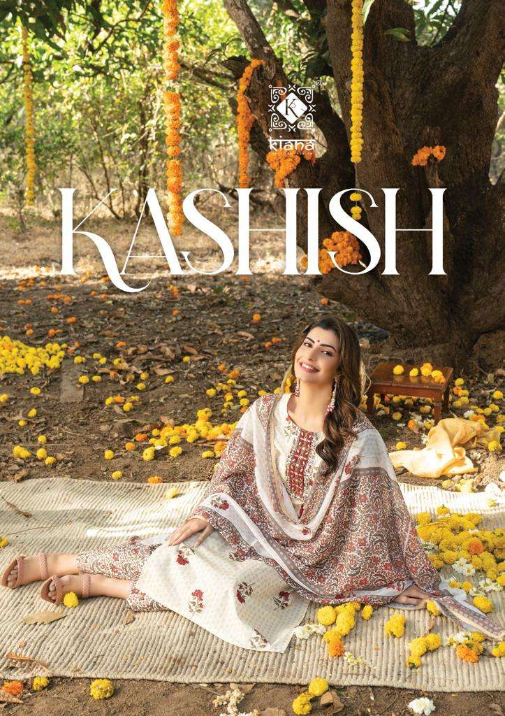 KASHISH BY KIANA  1001 TO 1008 PURE COTTON PRINTED DRESSES