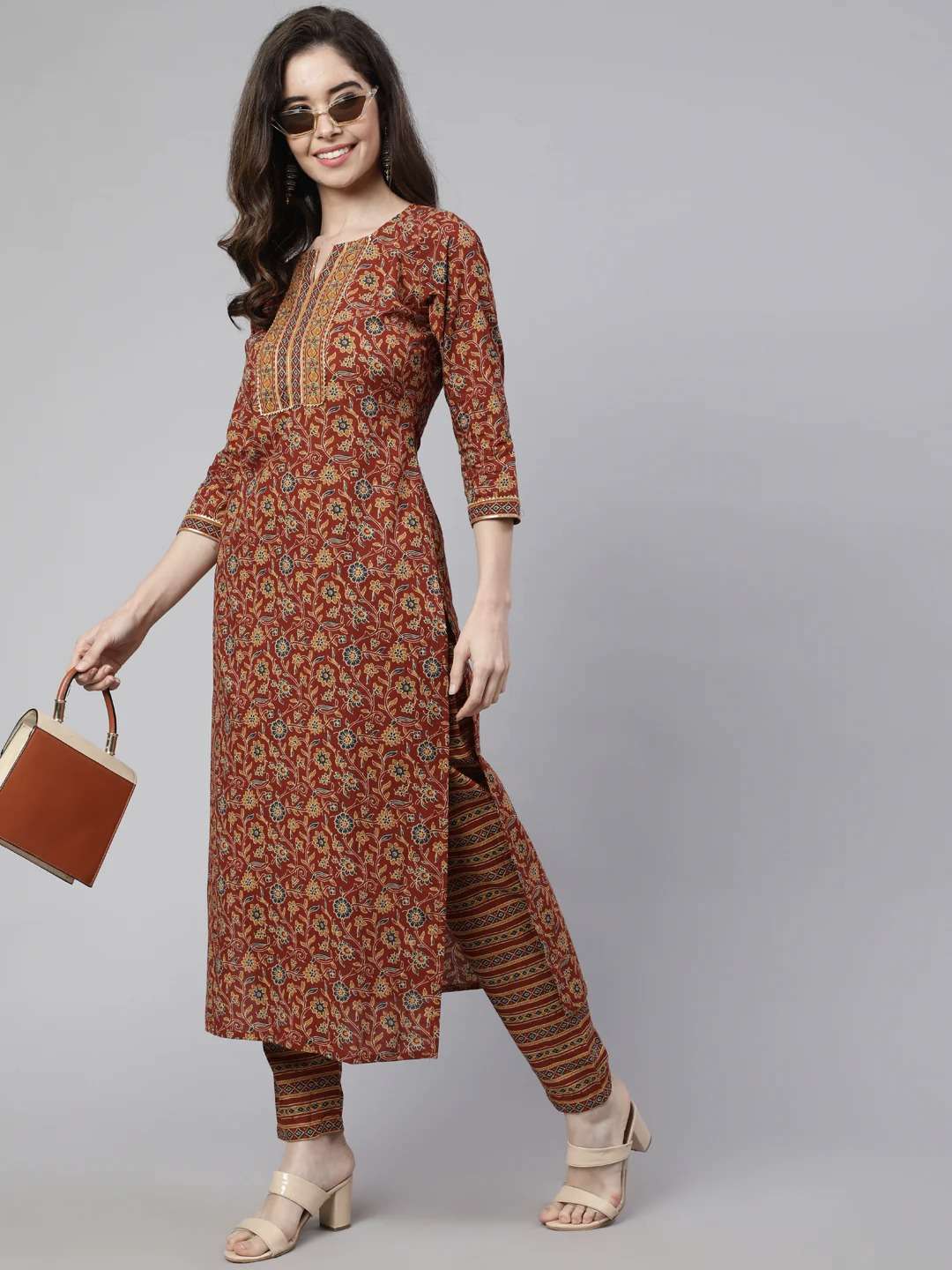 KAVYA KURTA BY ASLIWHOLESALE DESIGNER COTTON KURTA SET